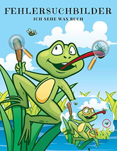 Fehlersuchbilder: Ich sehe was buch, Finde den fehler für kinder.
