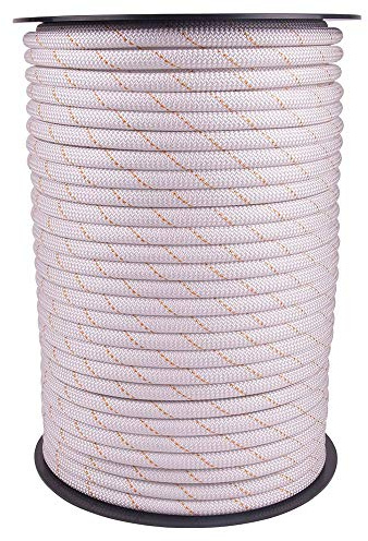 Fixe - Cuerda Semiestática Multiusos RANGER 10,5mm - 200m - Cuerda Trabajos Verticales, Cuerda Semi-estática para Instalaciones Deportivas, Industria - Roja - Tipo A - Poliamida.