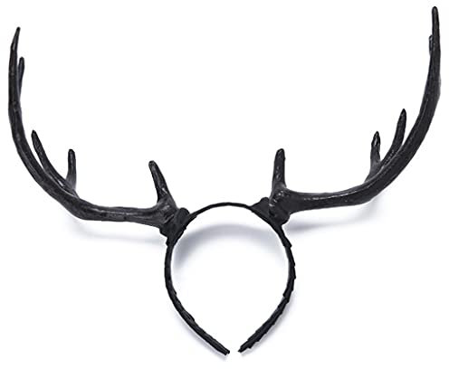 HARZELN Serre-tête en corne de cerf pour femme, accessoire de fête pour Halloween, Noël, cosplay, accessoires pour cheveux