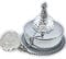 Dalton Electrical Accessories Polished Chrome and Crystal Ceiling Pull Switch with Crystal Ball Pull Chain for Bathroom, Bedroom, 1 or 2 Way Compatible