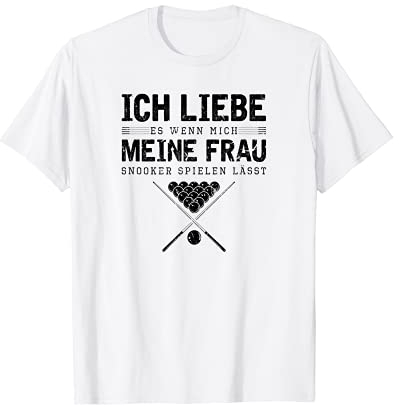 Herren Lustiges Snooker T-Shirt