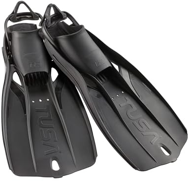 TUSA SF-0110 Travel Right Tauchflossen, Größe XL, Schwarz