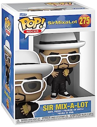 Funko Pop! Rocks: Sir Mix-A-Lot-Mix-A-Lot - Vinyl-Sammelfigur - Geschenkidee - Offizielle Handelswaren - Spielzeug Für Kinder und Erwachsene - Music Fans - Modellfigur Für Sammler und Display