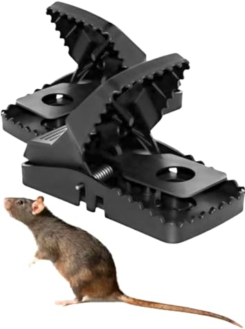 XXL 21cm Rat Traps - 2 Pack Large Heavy Duty Reusable, Rodent Vermin solution, UK Seller, by Mamax