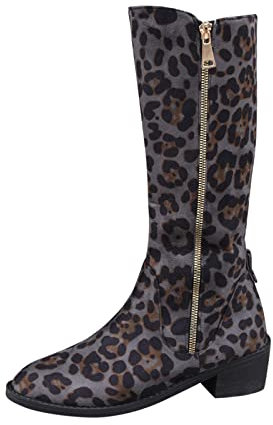 Stivali Donna Estivi Traforati con Tacco Stivali Equitazione Bambina 38 Stivali Moto Donna Tacco Stivali Gomma Stivali Bianco Nero Ciabatte Donna estive comode c-Grey 40