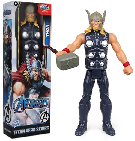 Xingsky Thor Figuren, Thor Spielzeug, Mar-vel Aveng-ers Figuren 30 cm, Aveng-ers Spielzeug für Kinder ab 3 Jahren