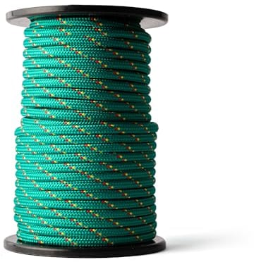 Cuerda de Polipropileno SNURO (8 mm, 50 m) – Cuerda sólida de PP Trenzada – Paracord sólido y Ligero para Exteriores, Supervivencia y jardín, Disponible en Diferentes grosores y resistencias
