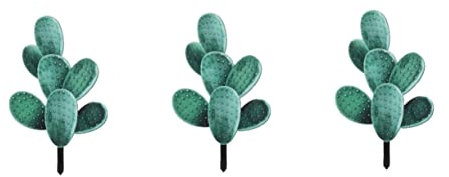 BESPORTBLE 3 Pièces Carte de Cactus Piquet de Jardin Fleuri Cactus artificiels Agave décoration extérieure Jardin décoration Jardin Signe créatif pour Le Jardin décor inséré au Sol