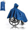 Fonakei Wheelchair Rain Poncho cover, Waterproof rain cover cape, Lightweight Rain Poncho for wheelchair Dry Protection