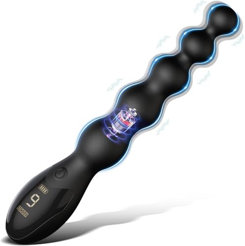 palline anali Plug anale vibrante - Giocattoli sessuali maschili Massaggiatore per la prostata Giocattoli anali, Giocattoli per adulti Tappi anali Vibratori Progettazione di laurea e display