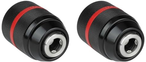 Mandrino per Trapano a Mano Senza Chiave 2 Pezzi Mandrino per Trapano Autoserrante Che Tiene Saldamente la Punta del Trapano Scopi Multipli per Montaggio 1/2-20UNF Mandrino per