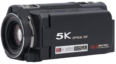 5K Videokamera 30Fps 12X Optischer Zoom Touchscreen