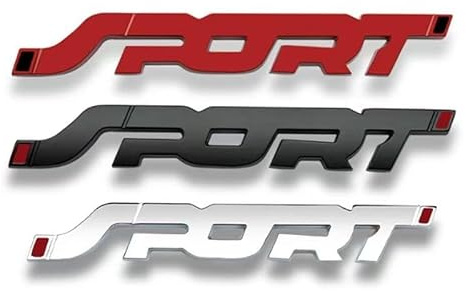 OTTSAN Auto Emblem für Audi S1 S2 S3 S4 S5 S6 S7 S8 S9, Abzeichen Aufkleber Kühlergrill Motorhauben Kofferraum Logo Emblem Auto Dekoration Zubehör,Black-1