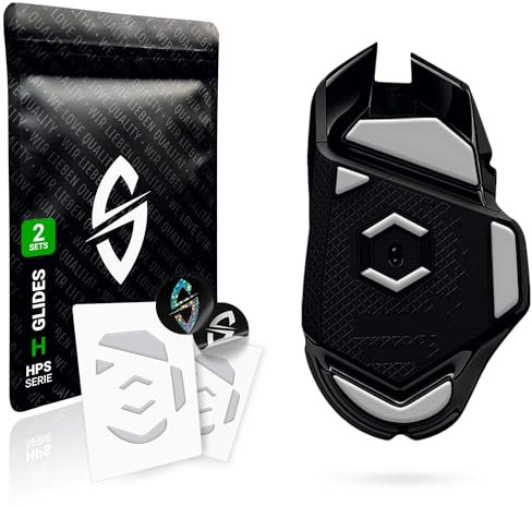 SensoryBoost HPS Glides (Lot de 2) pour Logitech G502 (Version câble) – Équilibre Parfait Entre Vitesse et contrôle – Arrondi et Durable – Patins de Souris de Rechange, Skates – Accessoire Souris