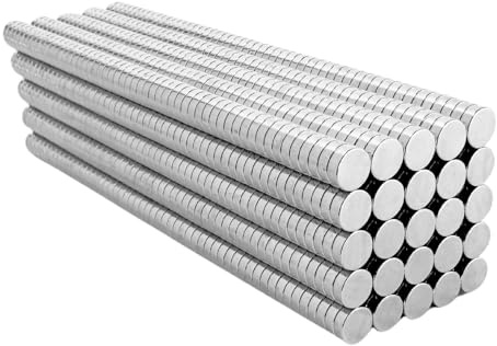 Strong Magnets Neodym Magnet - Rund 6 x 2 mm - 10 Stück - Extra stark, hält bis 500g - Für Magnettafel, Kühlschrank, Whiteboard, Pinnwand, Büro
