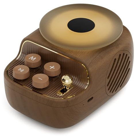 COLSUR Cadeaux pour femmes petite amie haut-parleur Bluetooth mini avec veilleuse femmes - Cadeau d'anniversaire pour la maison et le bureau