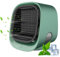 HYQNG Condizionatore d'Aria Portatile aabreeze, radiatore dell'Aria Portatile con 3 velocità del Vento e Luce Notturna a LED, Raffreddamento istantaneo degli Anni '90, Ventola di Raffreddamento Green