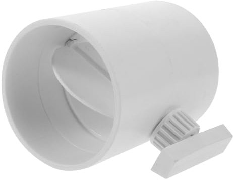 ABOOFAN Dunstabzugshaubendämpfer mit Rückflussverhinderer Manuelles Windventil für Lüftungssysteme Kompatibel mit Industrie Gewerbe Wohnbereichen Verbesserte Luftstromkontrolle