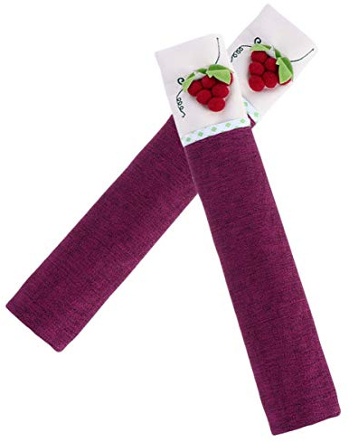 SHINEOFI 2pezzi Coprimaniglia Per Porta Frigorifero Pz Protezione Lavabile Per Elettrodomestici Copertura Maniglia Cucina