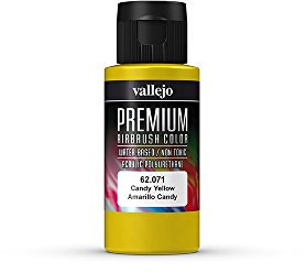 Vallejo Premium Color Farbe, 60 ml, Bonbongelb