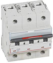 Disjoncteur DX³ 36kA - 3P 400V~ - 25A - courbe C - 4,5 modules