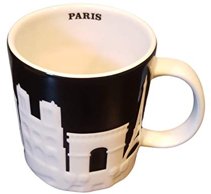 Starbucks Paris Relief Mug 2011 France, 16 Oz by Starbcks