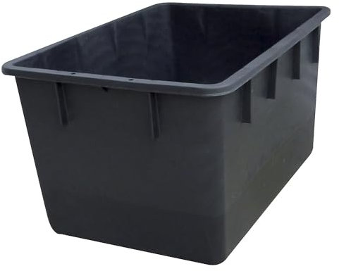 Stapelbehälter aus Polyethylen, konische Bauform - Inhalt 220 l - schwarz