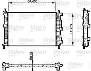Valeo Radiator, Engine Cooling 735555