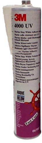 3M 4000 UV Fast Cure Marine Adhesive & Sealant White