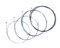 Generic Extra 1. Ein Cello Saiten Set Carbon Stahl Core Nickel Alloy Wound 4/4 Größe