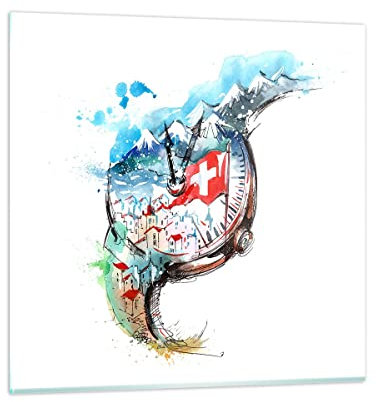 ARTTOR Bilder auf Glas 30x30cm Wandbild Glasdruck Sonstige Reisen - 3038