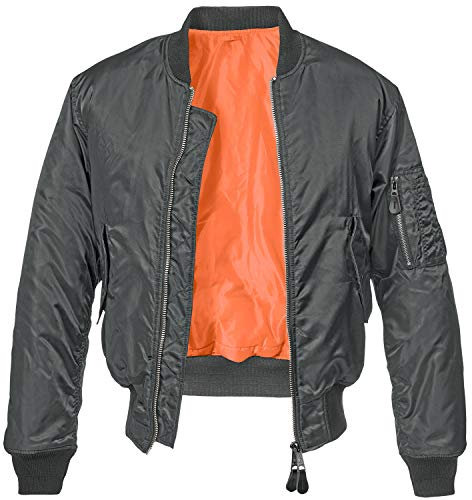 Brandit MA1 Jacket, Uomo, anthrazit, XL
