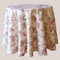 heimtexland ® Landhaus Rosen Tischdecke rund in 170 cm aus hochwertigem Jacquard in Creme rosé mit Blumen Druck Rose - Garten Country Chic Typ442