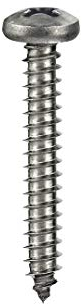 Masidef KY4564213 Viti Autofilettanti Testa Cilindrica, Inox, 4.2 x 13, 16 Pezzi