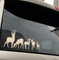 CLIFFBENNETT Hirschfamilie, Vinyl-Aufkleber, Auto-Aufkleber, Auto-Aufkleber, Fenster-Aufkleber, Hirsch-Aufkleber, Jagd-Aufkleber, Jäger, Familien-Aufkleber, Buck, Doe, Rehkitz, Vater, Mutter
