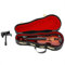 Samfox Violine Miniatur - Holz Mini Modell Simulation Musikinstrument Mit Bogen für Home Office Decor