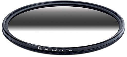 ICE 72mm Reverse Grad ND8 Sunset Filter Neutral Density ND 72 3 Stop Optical Glass