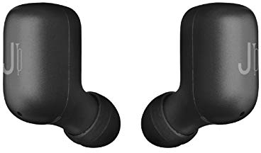JAZ Auricolari Twin TWS, Wireless V4.2, Tasti Touch-Sensible per chiamate e Gestione Musica, Base di Ricarica da 380 mAh