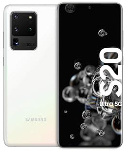 Samsung Galaxy S20 Ultra 5G Smartphone Bundle (17,44 cm) 128 GB interner Speicher, 12 GB RAM, Hybrid SIM, Android, inkl. 36 Monate Herstellergarantie [Exklusiv bei Amazon] Deutsche Version