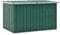 vidaXL - Caja de almacenamiento para jardín, caja de almacenamiento, herramientas de jardinería, organizador de terraza para patio trasero, exterior, color verde