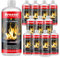 12 x 1000 ml (7574.12) – Alcool bioéthanol combustible pour lampe de table bioéthanol combustible combustible pour cheminée de table, allume-barbecue, sans odeur et sans laisser de résidus.