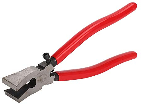 Pinza rompi Vetro per impieghi gravosi Pinza a becchi Piatti in Acciaio Manuale Pinza da Corsa per Vetro Pinza per rifilare Il Vetro Taglierina per Vetro Ceramica