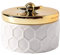 Kisbeibi Bee Jewellery Box Small Gift Box for Girls Women, Golden Ceramic Jewelry Storage Tank for Earring Necklace Rings Cosmetic Accessories,S