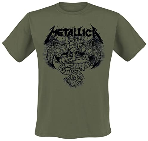 Metallica Roam Oxidized Uomo T-Shirt Nero 100% Cotone Regular