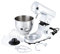 Cookplus by Karaca Quick Chef 37C Electric Stand Mixers, Food Processor in Silver 1000W 5lt / 11lb, Mixing and Kneading Motor Power Compact Kitchen Mixer Stand, Pizza Dough, Bread Maker