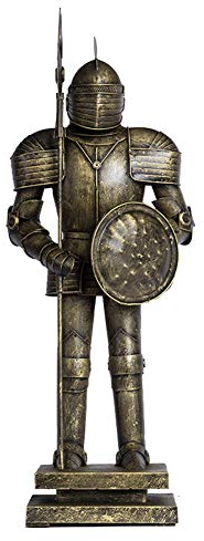 YTOOZ Griechische Hopliten-Krieger-Statue, antiker römischer Soldat, Krieger, römische Statue, Skulptur, Desktop, Vintage, dekorative Statue, Geschenk