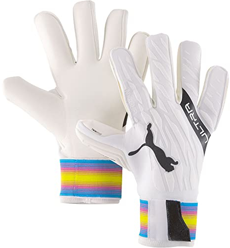 PUMA Equipment - Torwarthandschuhe Ultra Grip 1 Hyprid Pro Thrill Torwarthandschuhe weissschwarzblau 7