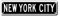 ERMUHEY New York City Straßenschild, New York City Geschenk, New York City Wanddekoration für Zuhause, Büro, Schlafzimmer, Auffahrt, Garage, Männerhöhle, hochwertiges Metallschild, 40.6x10.2 cm