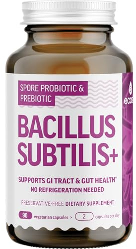 Ecosh Bacillus Subtilis Spore Based Probiotic Supplement for Balanced Belly
