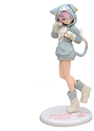 Xinchangda Anime Figur Rem Ram Emilia Limited Edition PVC Action Mädchen Spielzeug Sammlerstück Modell Innendekoration Ornamente Geschenke 20 cm